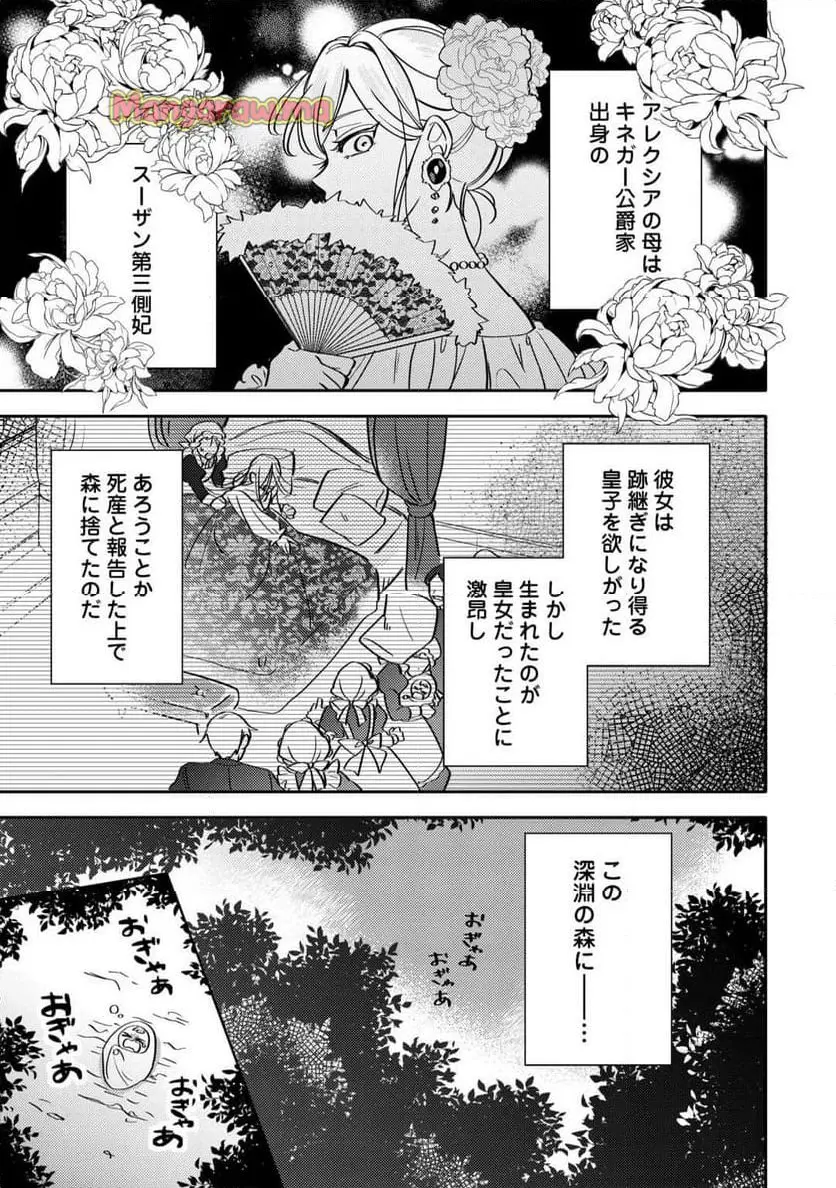 転生皇女は冷酷皇帝陛下に溺愛されるが夢は冒険者です! 第1話 - Page 13